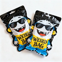 Sachets personnalisés imprimés 3,5g, découpés sur mesure, de forme irrégulière, scellés, anti-odeur, spéciaux Cali Mylar, pour 8e Plug