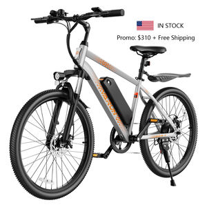 Livraison gratuite VARUN Vélo de montagne électrique 24 pouces 350W 32KM/H Acier carbone Voyages de week-end en couple En stock aux États-Unis - Product Image 1