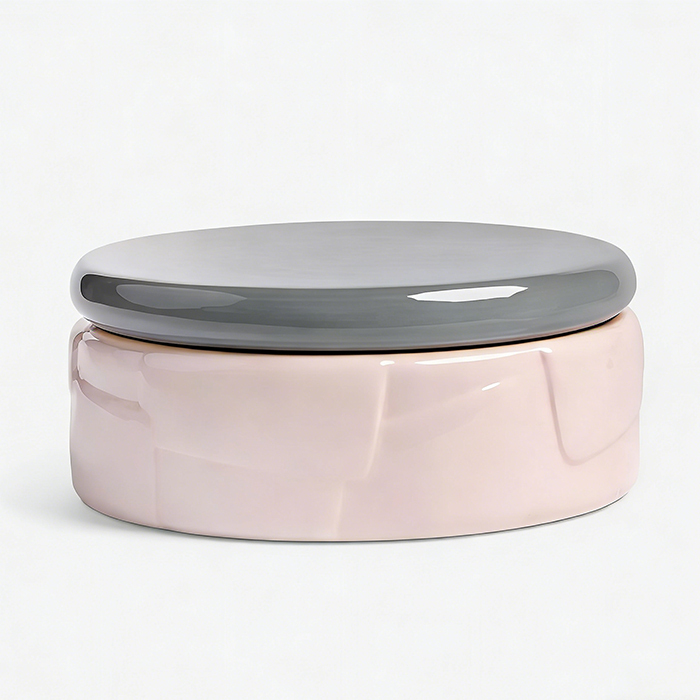 gris y rosa
