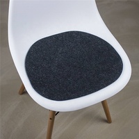 Coussin de siège rond en feutre personnalisé pour chaise, coussin pour bureau, maison, salle à manger, cuisine