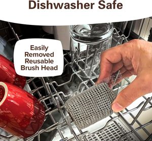 <b>Brush</b> Outdoor BBQ Cleaner LED Light <b>Powerful</b> 350RPM 4000mAh Rechargeable Battery Lightweight No Bristle Shedding - Product Image 4