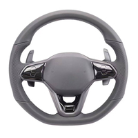 Volant personnalisé adapté pour Volkswagen Golf R Polo 4 7 GTI Jetta Tiguan Passat B7 B8 cuir