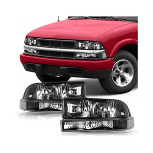 OE AURON 1998-2004 Chevrolet S10-Blazer Auto Headlight Kit-White 6000K 6000 Lumens 12V 55W <b>Plug</b> Play New 1-Year Lamp <b>Light</b> New - Product Image 1
