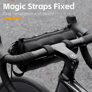 Sac de guidon de vélo multifonctionnel WEST BIKING, grande capacité, avec bretelles, sac de guidon de vélo durable - Product Image 2
