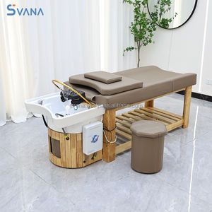 เตียงสระผมไม้ไทยสำหรับร้านเสริมสวย - Product Image 2