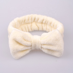 Basso LOGO MOQ campione personalizzato gratuito fascia doccia Spa con fiocco - Product Image 3