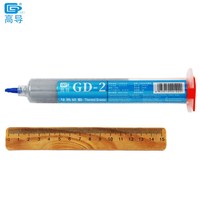 HT100 poids Net 100 grammes seringue de distribution dure emballage gris GD-2 pâte de graisse conductrice thermique composés de dissipateur thermique