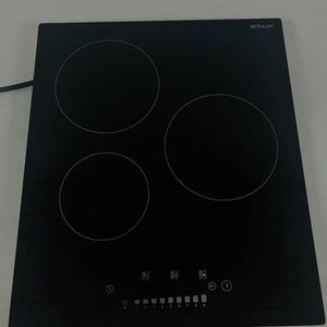Placa de Cocina Eléctrica Integrada de 3 Quemadores con Control Táctil y Bloqueo para Niños, Placa de Cerámica - Product Image 5