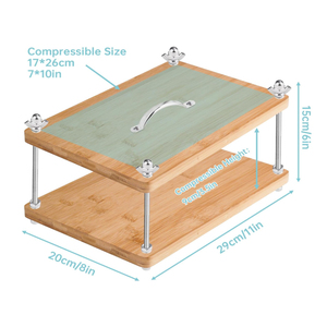 Kit de <span class=keywords><strong>reliure</strong></span> de presse à livre 35 PCS-Outils de <span class=keywords><strong>reliure</strong></span> en bambou compacts, fournitures de <span class=keywords><strong>reliure</strong></span> de livre avec poignée portable <span class=keywords><strong>pour</strong></span> bricolage <span class=keywords><strong>d</strong></span>ébutant - Product Image 6
