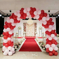 Nouvel article décoratif : Colonne de ballons auto-gonflants en forme de fleur pour mariages, anniversaires, supports de ballons en latex