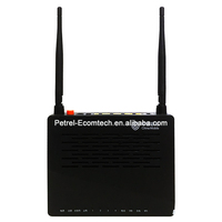 Harga lebih murah XPON 1GE + 3FE + 1POT ONU ONT GM219S GM220S dengan antena eksternal kompatibel semua OLTs sama dengan HG8546M EG8141A5