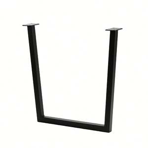 Pata de muebles de Metal de hierro fundido en forma de U moderna para comedor, cocina, Hotel, escuela al aire libre, para mesa de centro, silla, banco para exteriores - Product Image 2