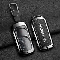 Housse de clé de voiture en cuir et alliage de zinc pour Buick Envision Encore GX Enclave Regal Lacrosse