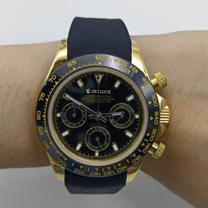 Reloj SEILOCE de 39 mm para Hombre con Cristal de Zafiro, Movimiento Vk63, Logotipo Personalizado, Cronógrafo, Reloj de Cuarzo para Negocios - Product Image 4