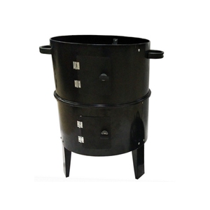 BSCI ISO9001 Usine Vente Directe Portable BBQ Charbon Grill Four <span class=keywords><strong>Barbecue</strong></span> Fumeur Fumer Baril avec Thermomètre Matériau Métallique - Product Image 5