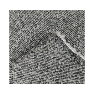 Tessuto in lana con tessuto monouso grigio scuro in saia per donne uomini e ragazze giacche stile invernale <span class=keywords><strong>cappotto</strong></span> indumento - Product Image 3
