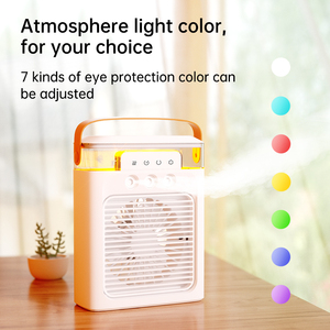 Mini refroidisseur chauffage humidificateur ventilateur air refroidisseur d'eau ventilateur de glace climatiseurs portables Mini ventilateurs rechargeables - Product Image 5