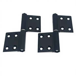 Bisagras de Puerta Metálicas en Forma de Bandera de Instalación Rápida Directo de Fábrica, Cierre Suave, Perfil de Aluminio, Antioxidante, para Puertas de Madera - Product Image 2