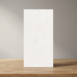 Alabaster Natural 800x1600mm Glossy Porcelain Floor And Wall Tiles Marble Look Premium Indian Design - Product Image 4