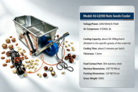 Machine de refroidissement rapide pour noix grillées de 50-100 kg par lot, refroidisseur commercial de graines pour arachides et soja après torréfaction HJ-LQ100