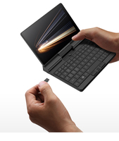 Intel Core Core Notebook PC Operasi Teknik 7-inci, Mini Portabel Saku, Tablet PC 2 in 1 Hitam 8G+512G