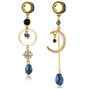 Expansor de oreja de acero inoxidable, 30 unidades de diferentes tamaños, expansor de oreja, pendiente, doble acampanado, joyería para Piercing corporal - Product Image 1