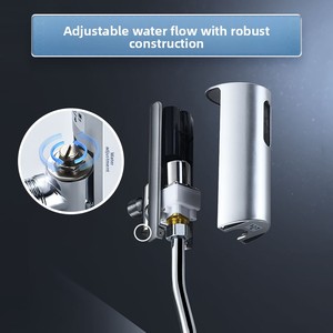 <span class=keywords><strong>Urinoir</strong></span> à capteur en acier inoxydable, installation apparente, minimalisme moderne, entièrement automatique, pour toilettes publiques masculines, chasse d'eau infrarouge intelligente - Product Image 2