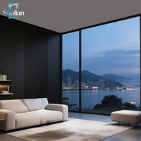 Fabricante de Ventanas Fijas de Aleación de Aluminio, Personalizadas, con Doble Acristalamiento, Insonorizadas, Arquitectónicas