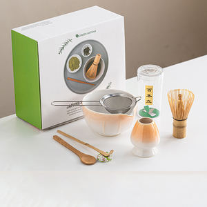 Kit para hacer <span class=keywords><strong>Matcha</strong></span>, venta al por mayor, juego de batidor de bambú manual, logotipo personalizado, tamiz de acero inoxidable, soporte para batidor, cuenco <span class=keywords><strong>Matcha</strong></span> con caño vertedor - Product Image 4