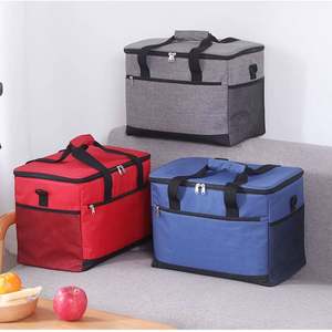 Custom Logo Travel Picnic Waterproof Insulated Thermal <b>Lunch</b> Cooler <b>Bag</b> for Adults <b>Lunch</b> <b>Box</b> With Adjustable Shoulder Strap - Product Image 1