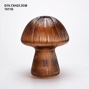 Lámpara de cristal <span class=keywords><strong>BrightSide</strong></span> Mushroom Confetti - Verde salvia/blanco, luces de hadas que funcionan con pilas - Product Image 4