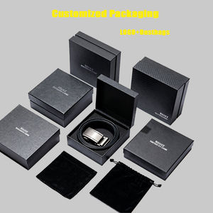 Diseñador de fábrica Logotipo de marca personalizado Forma de letra Hebilla de cinturón de metal Cinturón personalizado de cuero genuino para hombres de lujo para hombres - Product Image 5