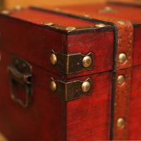 Boîte de rangement coffre au trésor avec serrure en bois Vintage Cigarette bijoux emballage boîte en bois bibelot