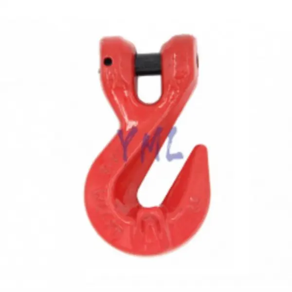 G80 ตะขอจับแบบสั้น Clevis สีเหลือง/แดง