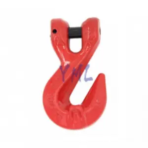 G80 Clevis Shortening Grab Hook Yellow/Red Color