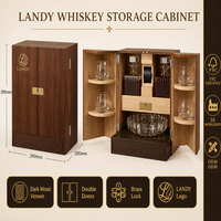 Coffret à vin en bois gaufré de luxe à double porte, pour voiture, pour vin rouge, emballage cadeau haut de gamme pour whisky, coffre en bois massif