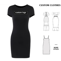 Mode été dame élégante vêtements formels dames personnalisées pour femmes tricoté concepteur femmes moulante Sexy courtes robes décontractées