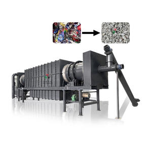 เตาเผาแบบดรัมต่อเนื่องสำหรับขยะอะลูมิเนียมจากกระป๋องเครื่องดื่ม <span class=keywords><strong>ราคา</strong></span>โรงงาน รุ่นขายดีจากบราซิล ยี่ห้อ UBC พร้อมเครื่องลอกผิวกระป๋องเครื่องดื่ม - Product Image 5