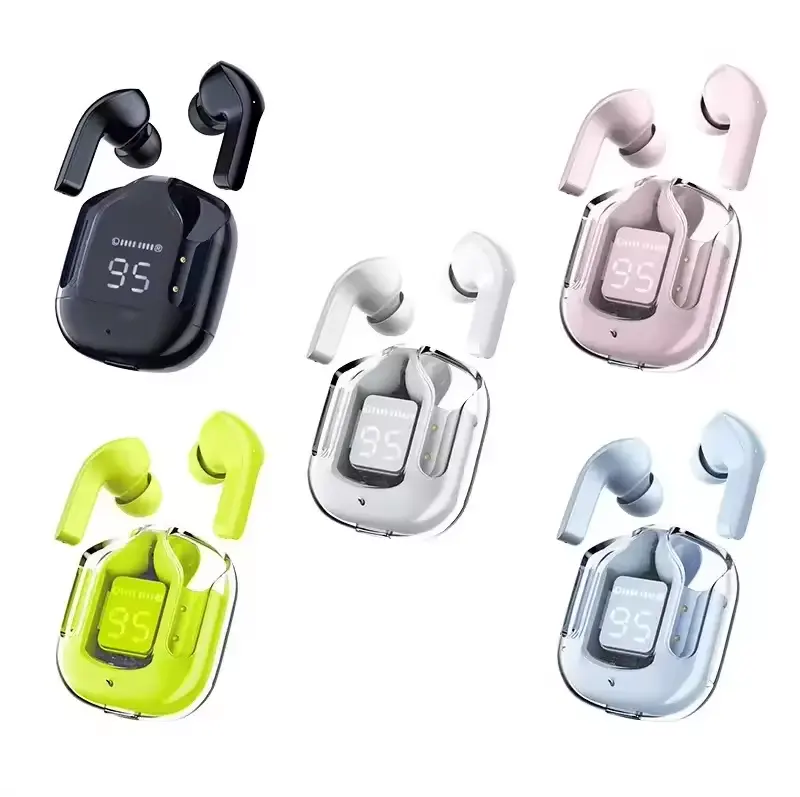 2024 Factory Price Crystal Air31 Wireless TWS Earbuds Mini Sport Stereo Portable Earphones & Headphones F9-5 Pro 6 Earphone