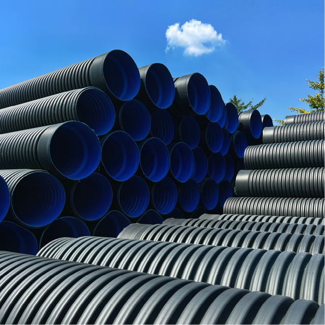 18 Inch Hdpe Double Wall Corrugated Pe Drainage Pipe Dwc Hdpe Plastic Culvert Pipe