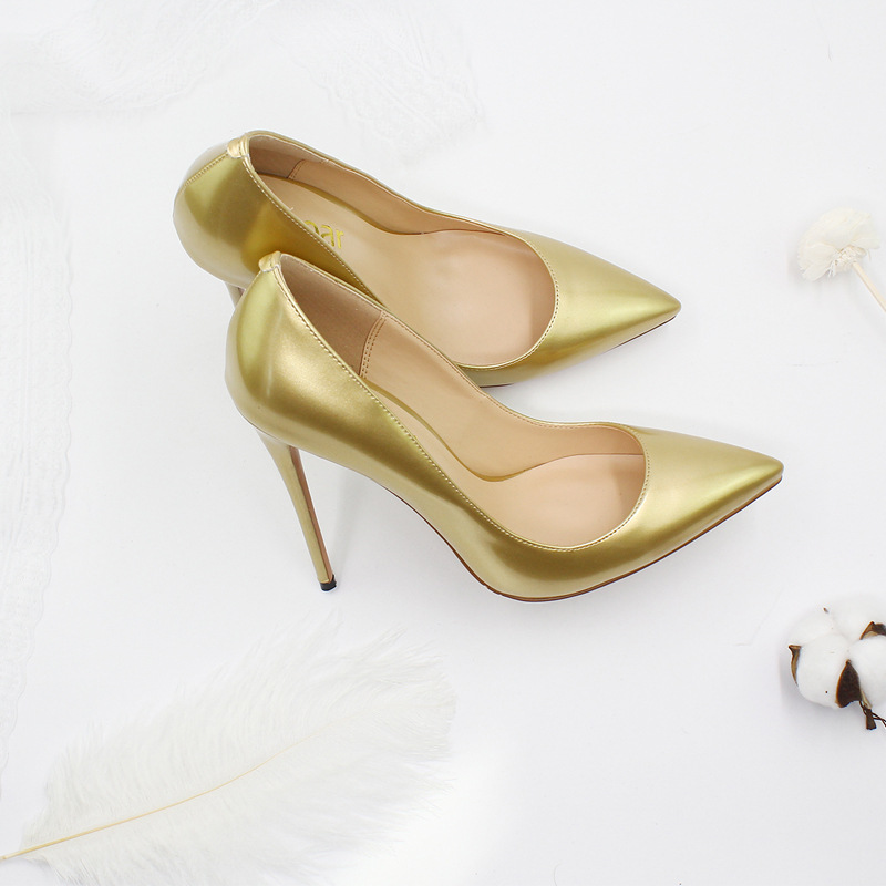 gold closed toe dress shoes Champagne Joy Peep-Toe Prom Shoes: Touch Ups 4357 Champagne / 7M