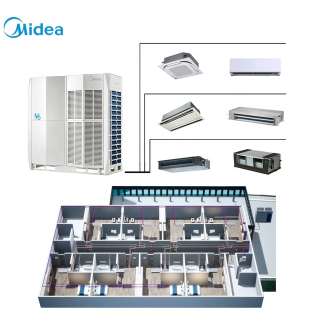 Midea 50kw Brand Smart air Conditioner Manufacturer Hvac System Dc Inverter Aire Acondicionado Split air Conditioners