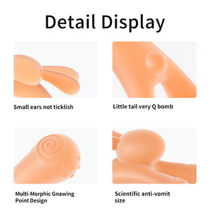 Vente en gros Bebestep Silicone antibactérien bébé anneaux de dentition en forme de boule peluche de dentition 5*9cm pour les nourrissons et les tout-petits - Product Image 5