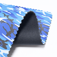 Tissu néoprène imperméable SBR SCR CR Camouflage feuille de caoutchouc 2mm 3mm rouleau de tissu néoprène camouflage à sublimation personnalisée