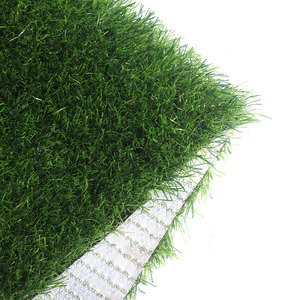 แผ่นหญ้าเทียมสีขาวฐาน TPR ติดตั้งง่าย สนามเด็กเล่นกลางแจ้ง สนามอนุบาล หญ้าประดับตกแต่ง - Product Image 3