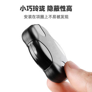 Étui de protection géométrique noir étanche pour AirTag Apple Locator, collier anti-perte pour chat et chien - Product Image 4