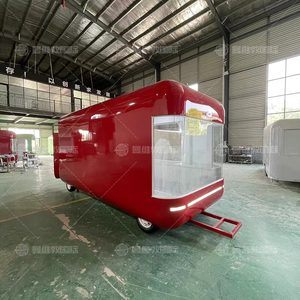 Chariot de nourriture de rue mobile de haute qualité et bon marché, chariot à <span class=keywords><strong>hot</strong></span>-dogs, à pizzas, à bière, à bonbons, chariot de restauration rapide, remorque avec équipement de cuisine complet - Product Image 4