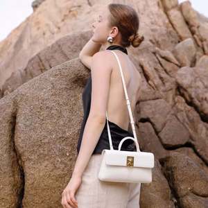 Bolso de Hombro Pequeño de Cuero Genuino para Mujer 2026, Diseño de Lujo, Tipo Tofu, Cartera, Bolsos Cruzados de Marca para Mujer - Product Image 2