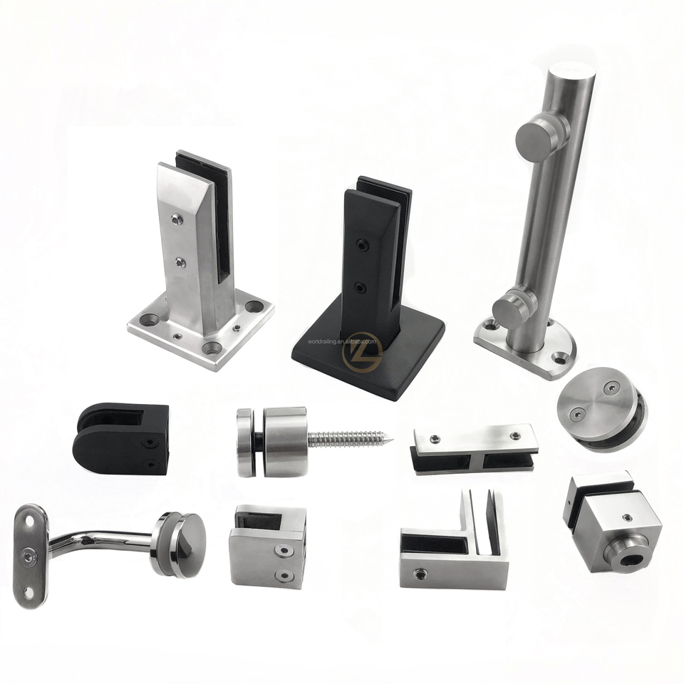 Yl New Product 12mm Tempered Glass Holder For Indoor And Outdoor Railing