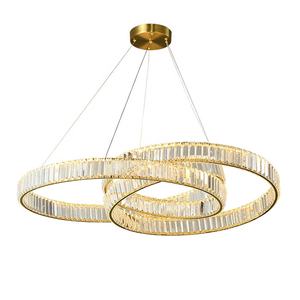 فاخر إبداعي لغرفة المعيشة مطعم حديث بريق في الغلاف الجوي كريستال ثريا دائرية - Product Image 2